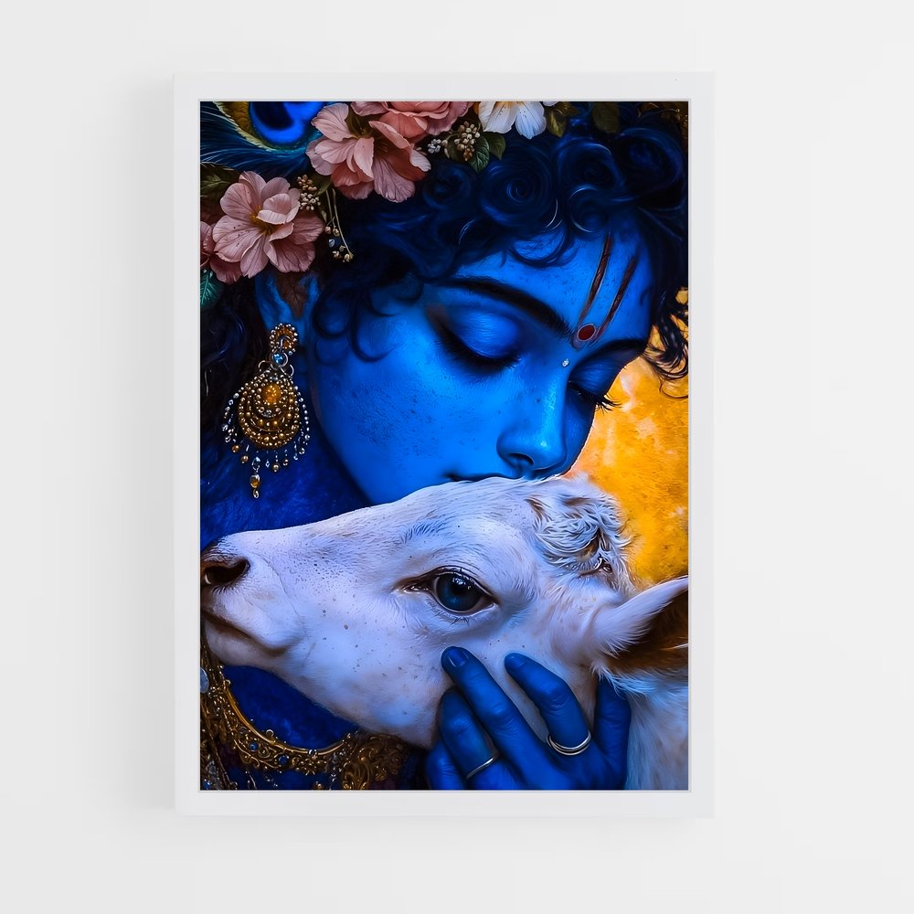 ap-krishna-8 cadre Blanc