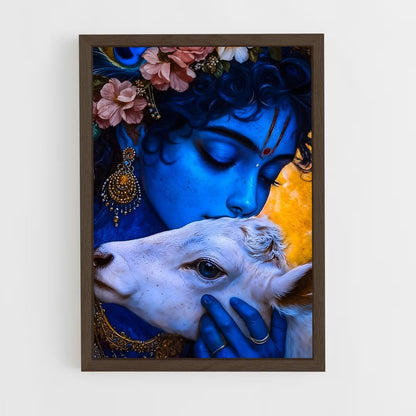 ap-krishna-8 cadre Bois foncé