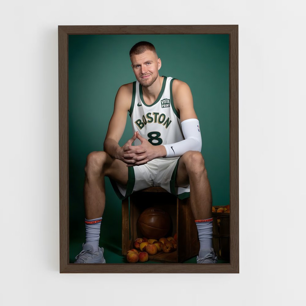 ap-kristaps porzingis-2 cadre Bois foncé
