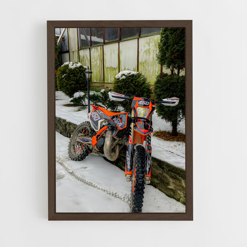 ap-ktm 250 sx-3 cadre Bois foncé