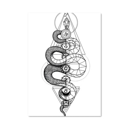 Poster Kundalini serpent 16361