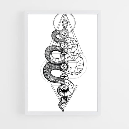 ap-kundalini serpent-1 cadre Blanc