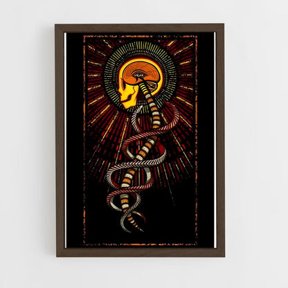 ap-kundalini serpent-2 cadre Bois foncé