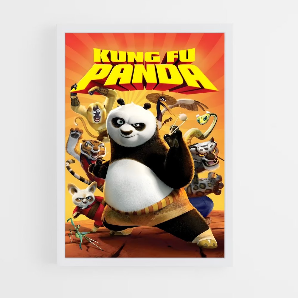 ap-kung fu panda-1 cadre Blanc