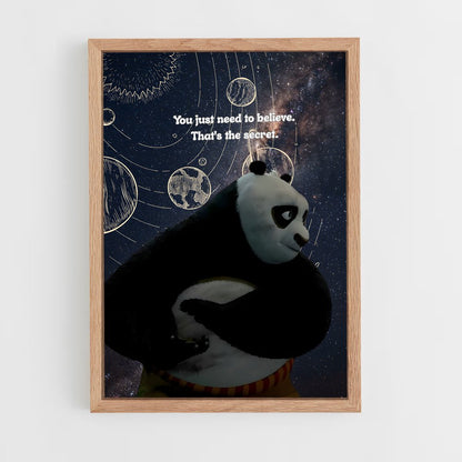 ap-kung fu panda-6 cadre Bois clair