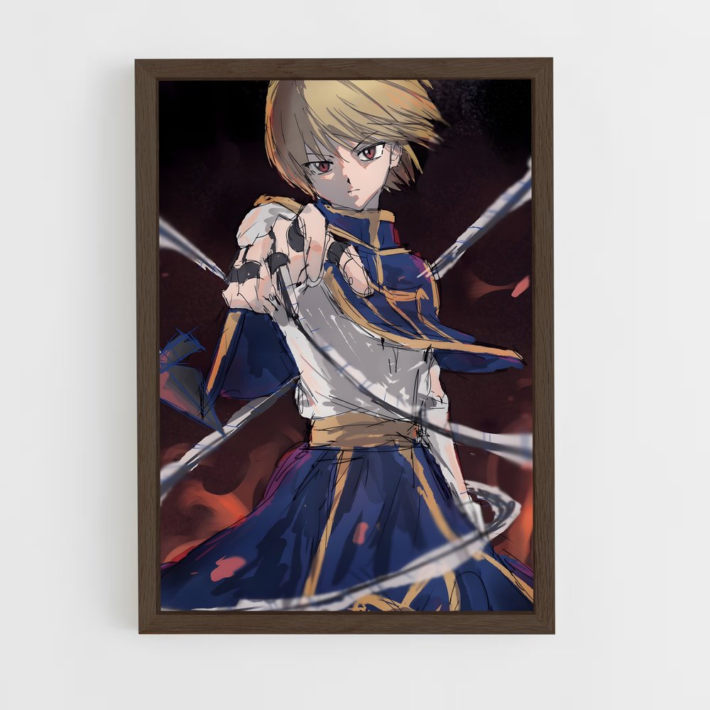 ap-kurapika-5 cadre Bois foncé