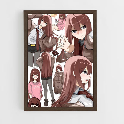 ap-kurisu makise-8 cadre Bois foncé