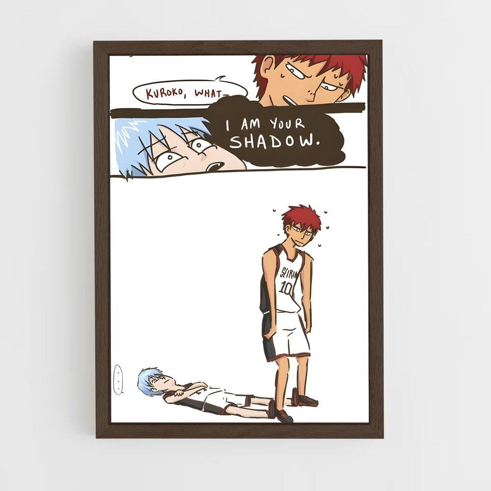 ap-kuroko no basket-4 cadre Bois foncé