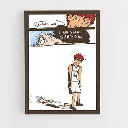 ap-kuroko no basket-4 cadre Bois foncé
