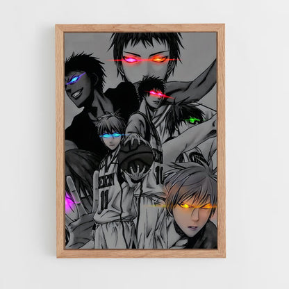 ap-kuroko no basket-5 cadre Bois clair
