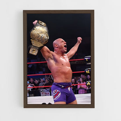 ap-kurt angle-4 cadre Bois foncé