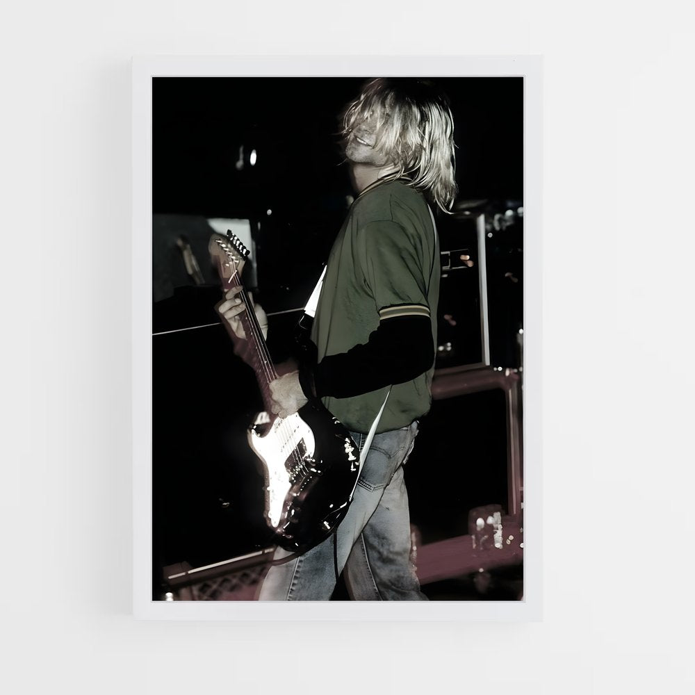 ap-kurt cobain-3 cadre Blanc