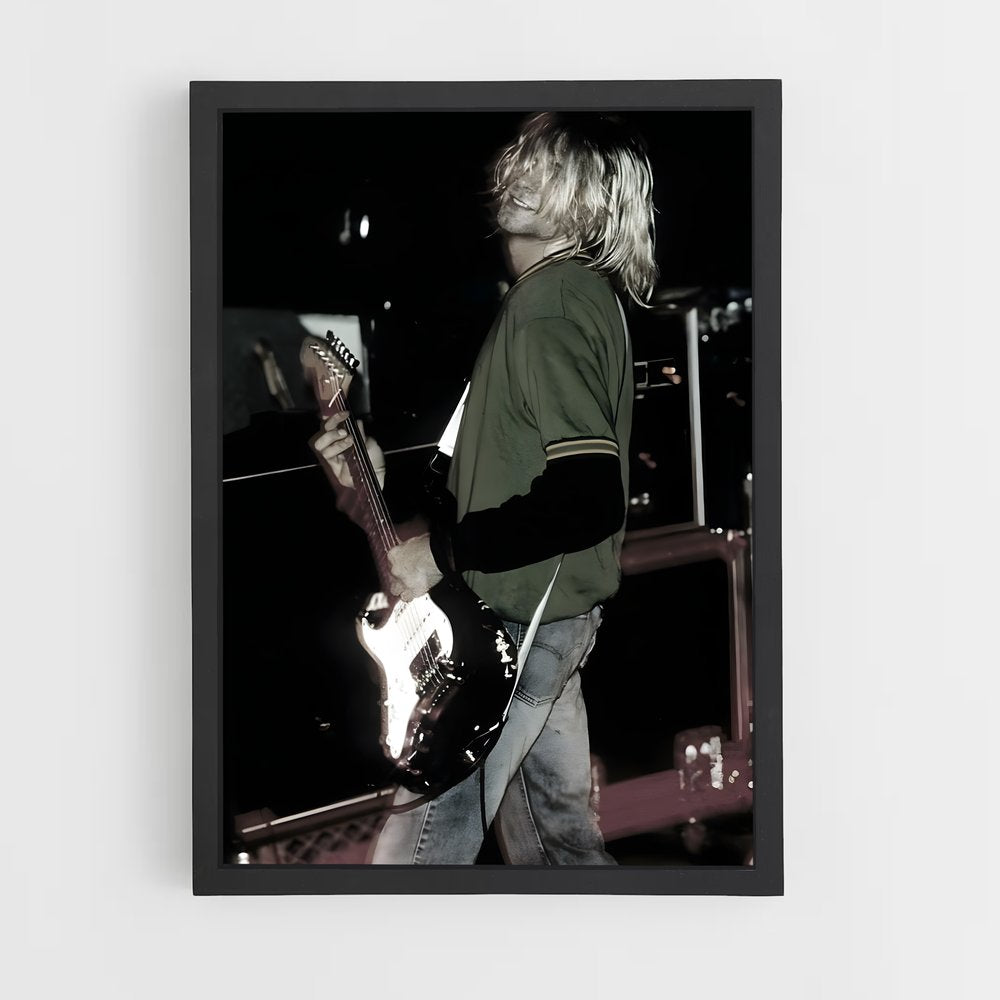 ap-kurt cobain-3 cadre Noir