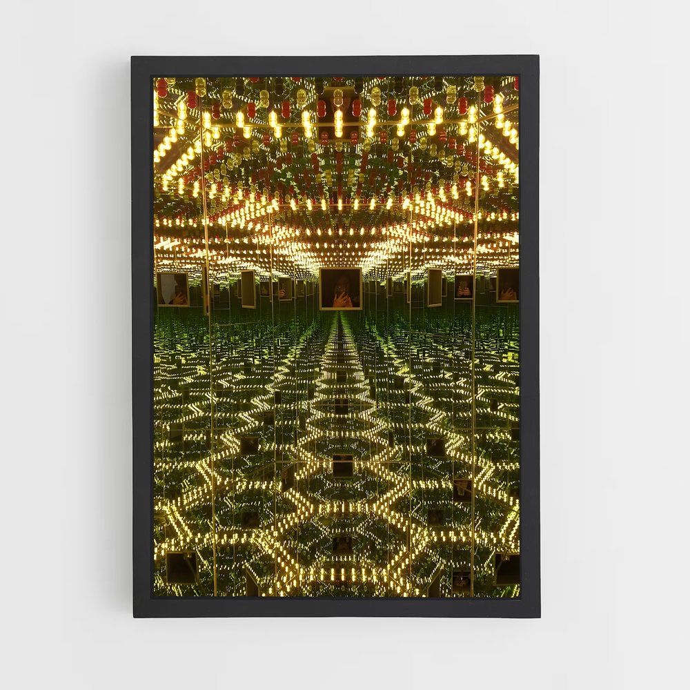 ap-kusama infinity rooms-2 cadre Noir