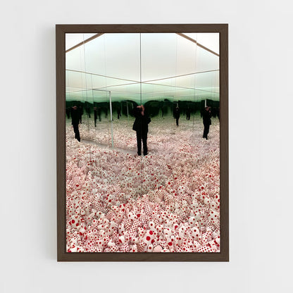 ap-kusama infinity rooms-3 cadre Bois foncé