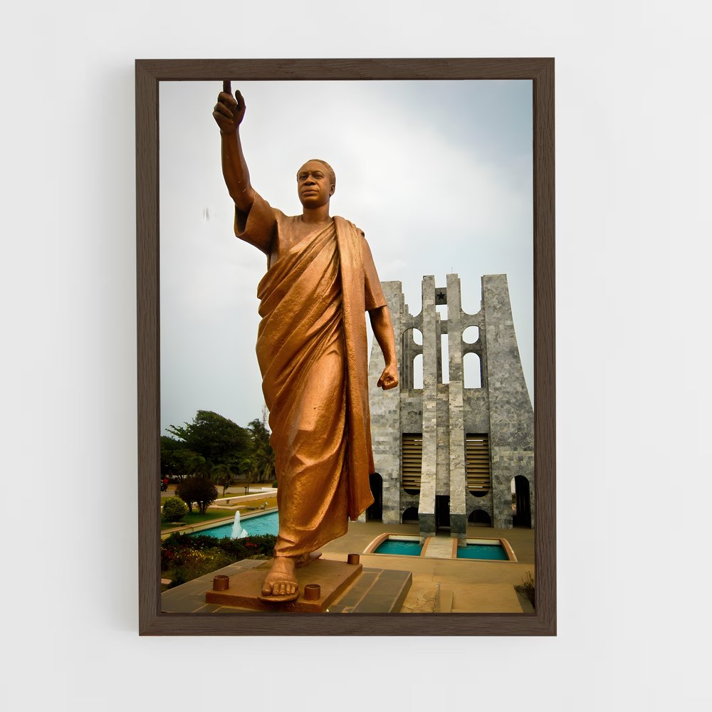 ap-kwame nkrumah mausoleum-1 cadre Bois foncé