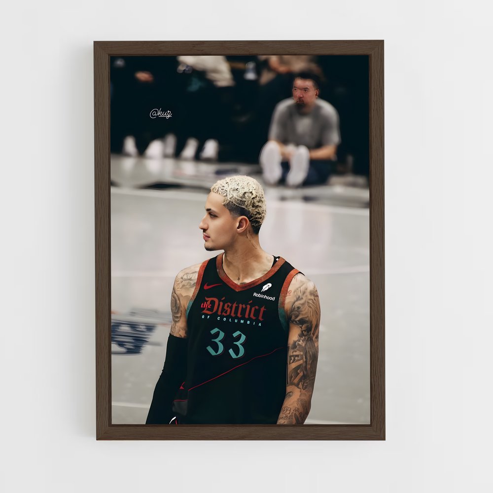 ap-kyle kuzma-4 cadre Bois foncé