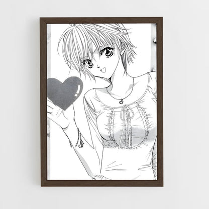 ap-kyoko mogami-2 cadre Bois foncé