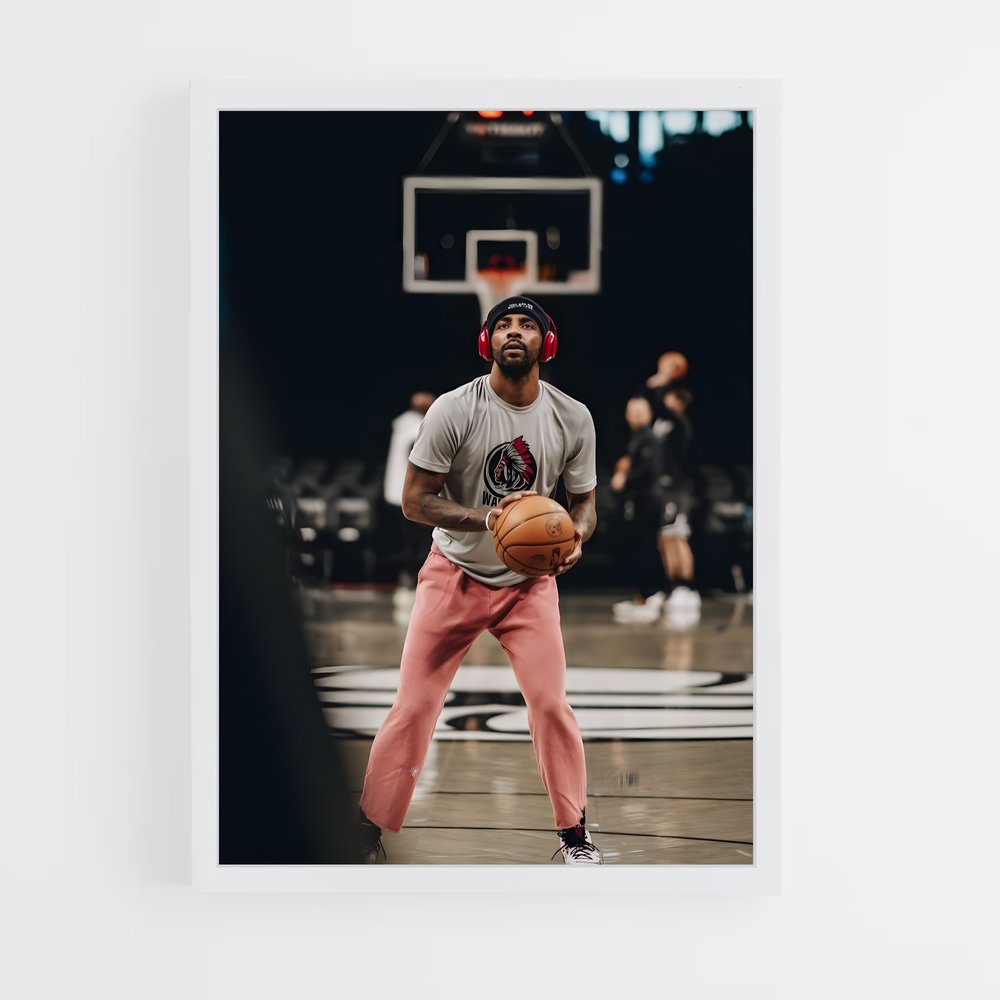 ap-kyrie irving-9 cadre Blanc