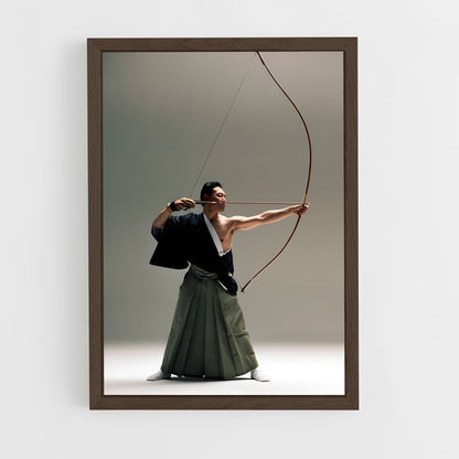 ap-kyudo japanese archery-2 cadre Bois foncé