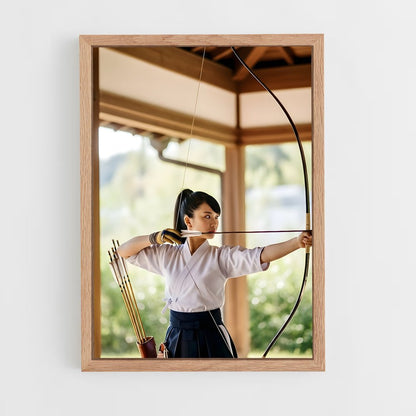 ap-kyudo japanese archery-5 cadre Bois clair