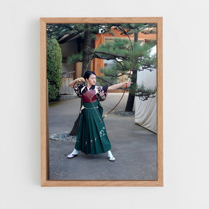 ap-kyudo japanese archery-6 cadre Bois clair