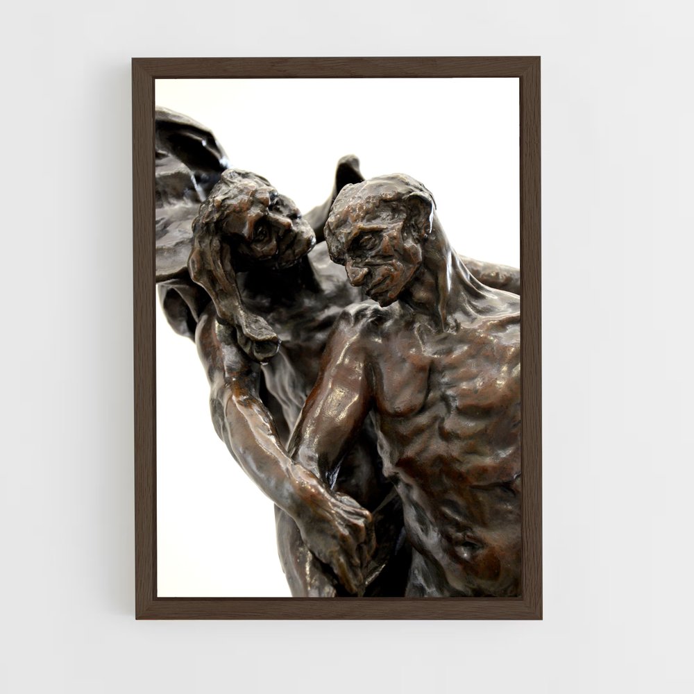 ap-l'age mur claudel-3 cadre Bois foncé
