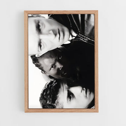 ap-la haine-2 cadre Bois clair