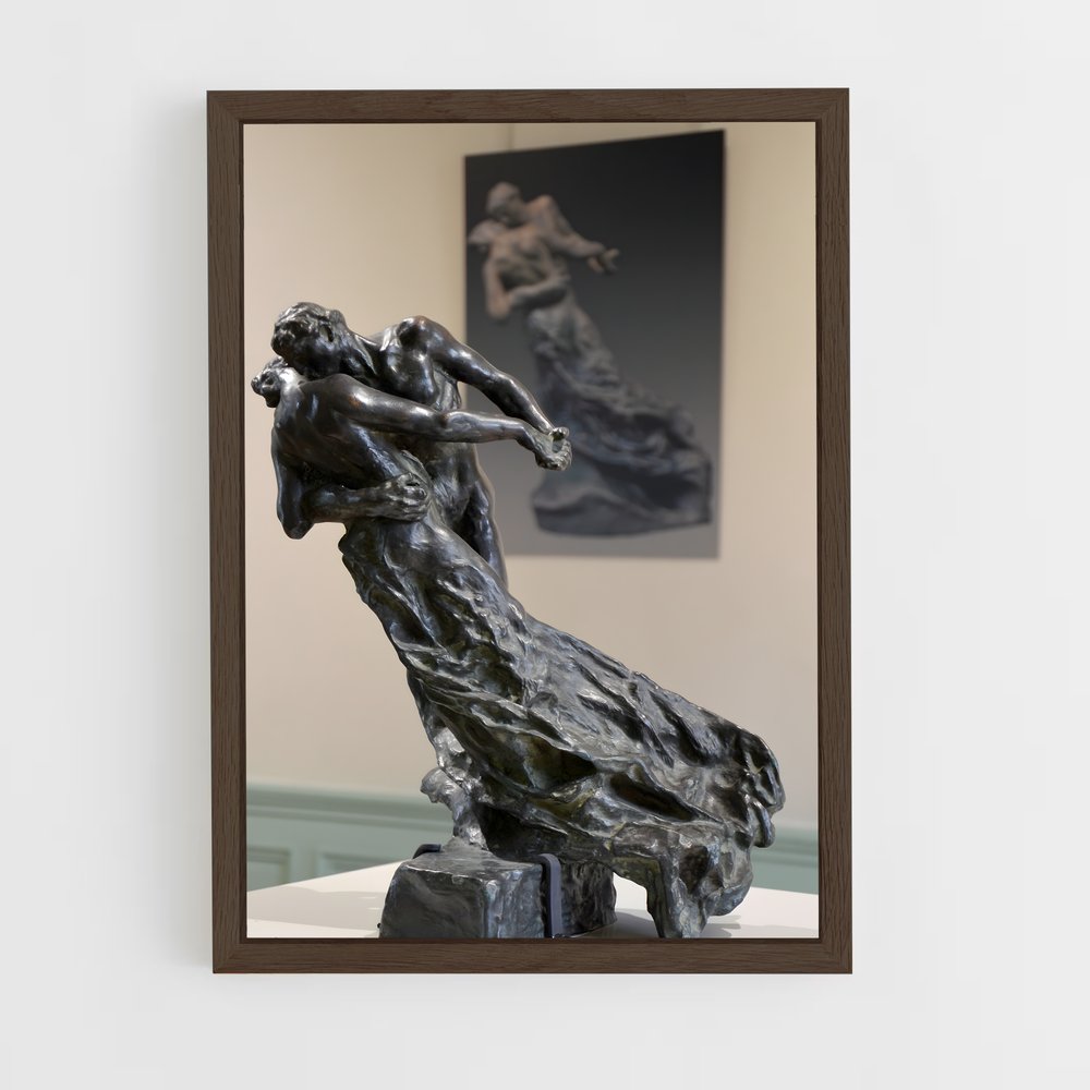 ap-la valse claudel-2 cadre Bois foncé