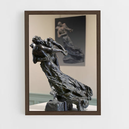 ap-la valse claudel-2 cadre Bois foncé