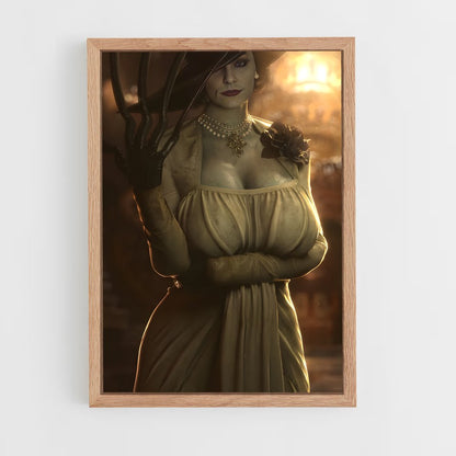 ap-lady dimitrescu-4 cadre Bois clair