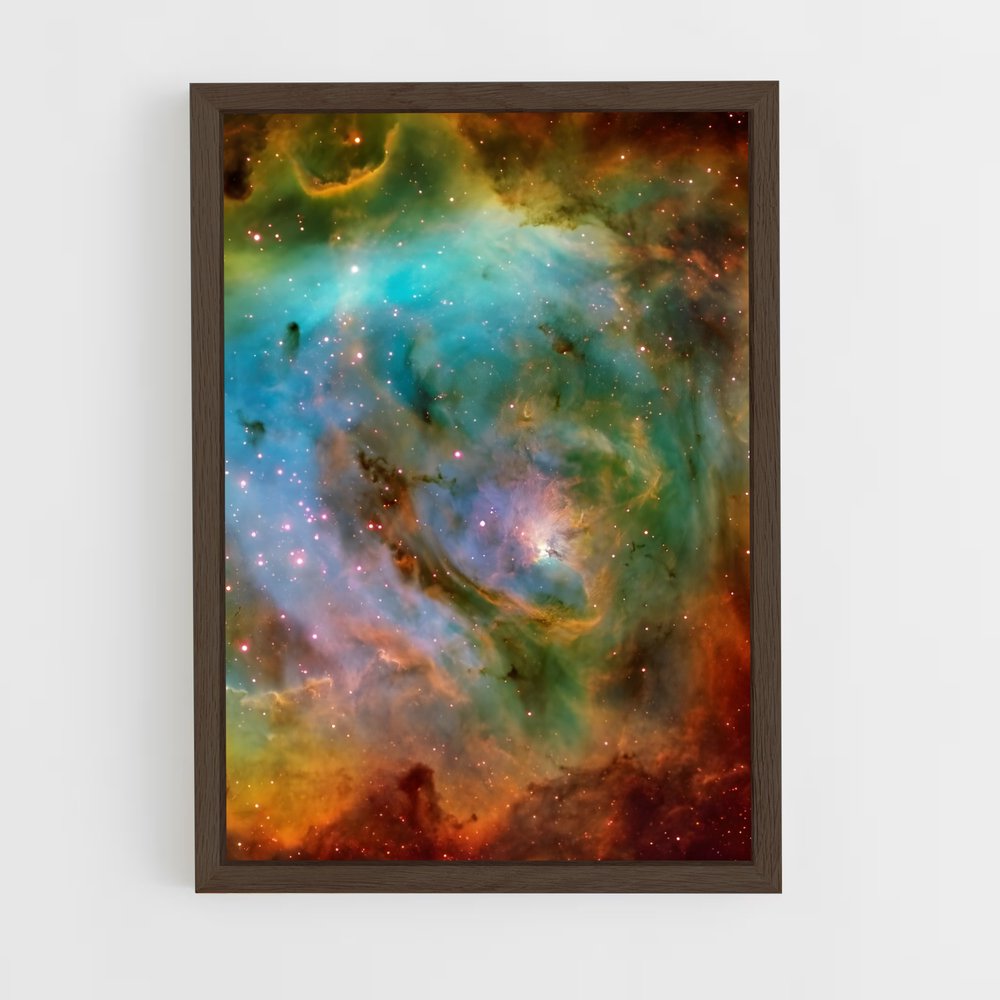 ap-lagoon nebula-3 cadre Bois foncé