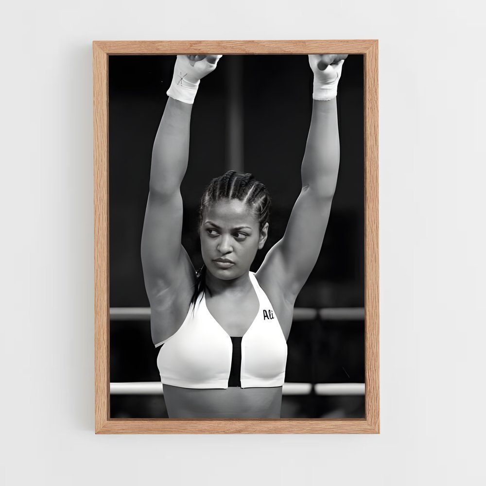 ap-laila ali-1 cadre Bois clair