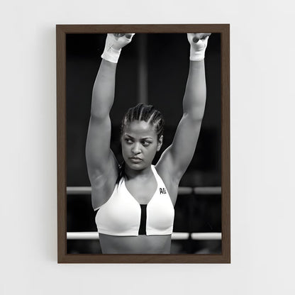 ap-laila ali-1 cadre Bois foncé