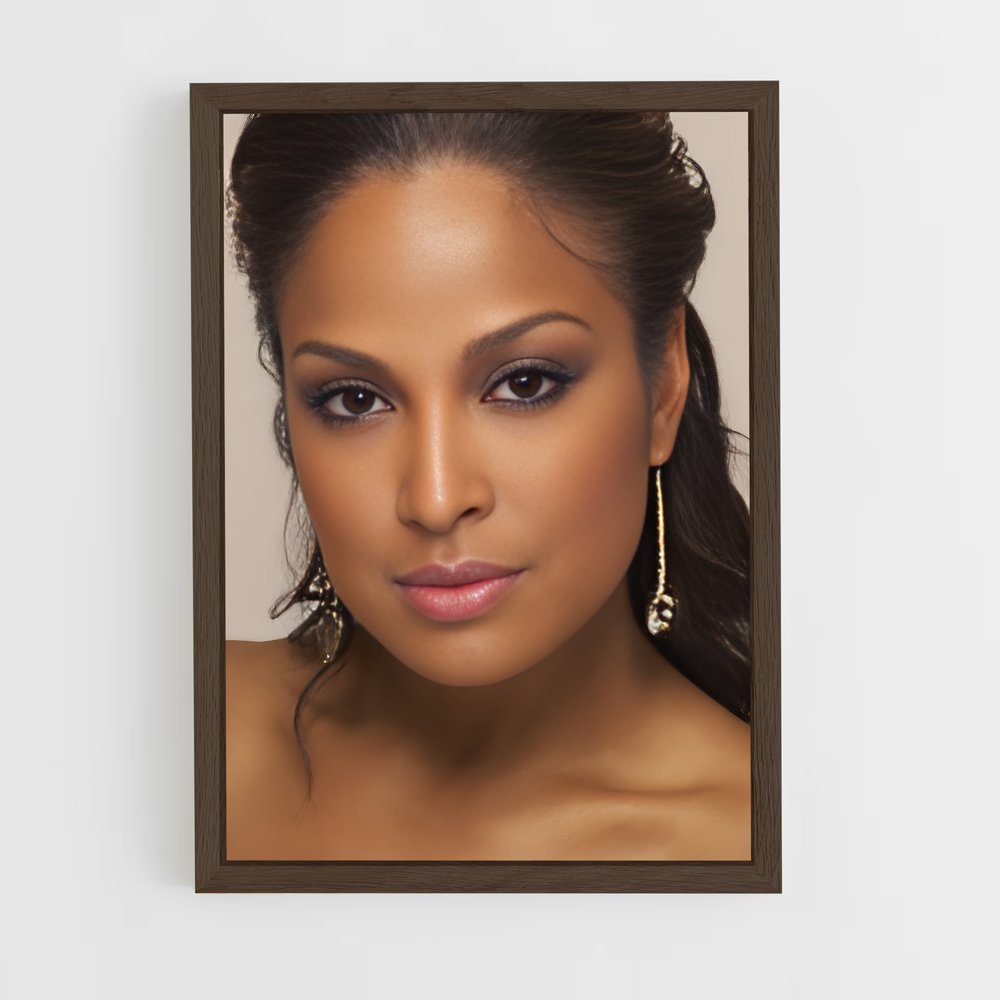 ap-laila ali-2 cadre Bois foncé