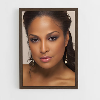 ap-laila ali-2 cadre Bois foncé