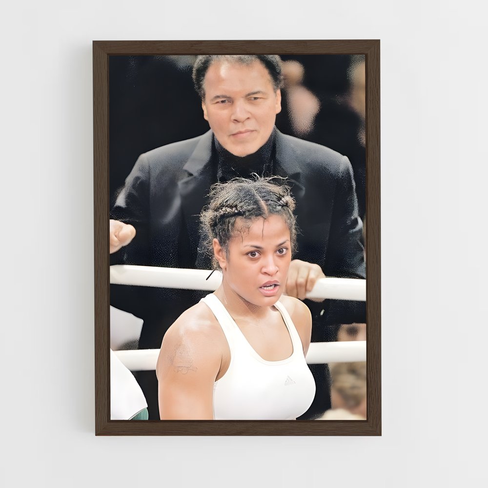 ap-laila ali-5 cadre Bois foncé