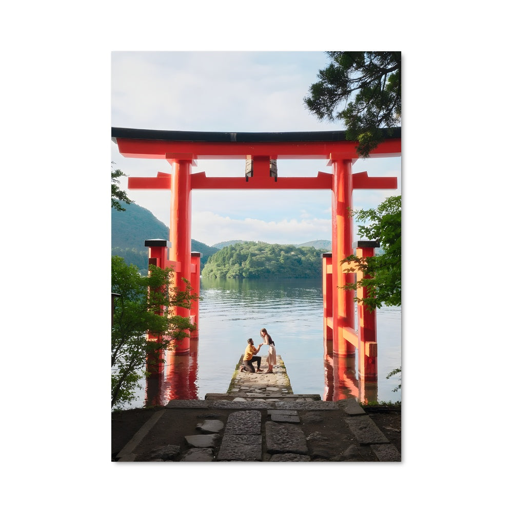 Poster Sérénité au Lac Ashi