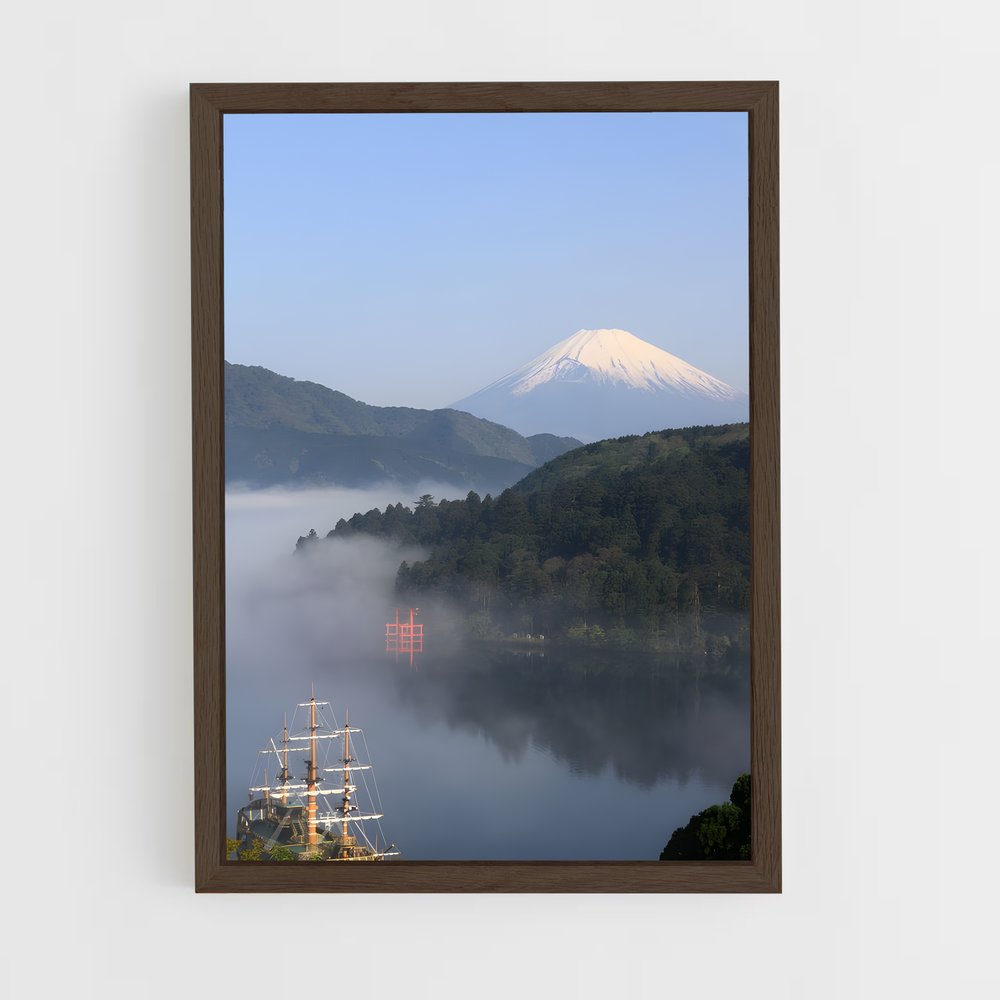 ap-lake ashi-5 cadre Bois foncé