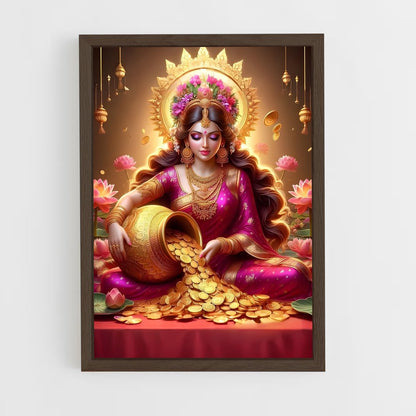 ap-lakshmi-4 cadre Bois foncé