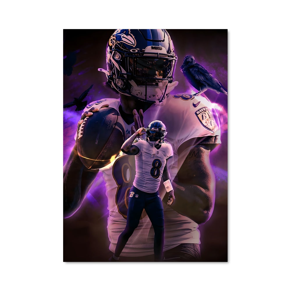 Poster Touchdown Lamar