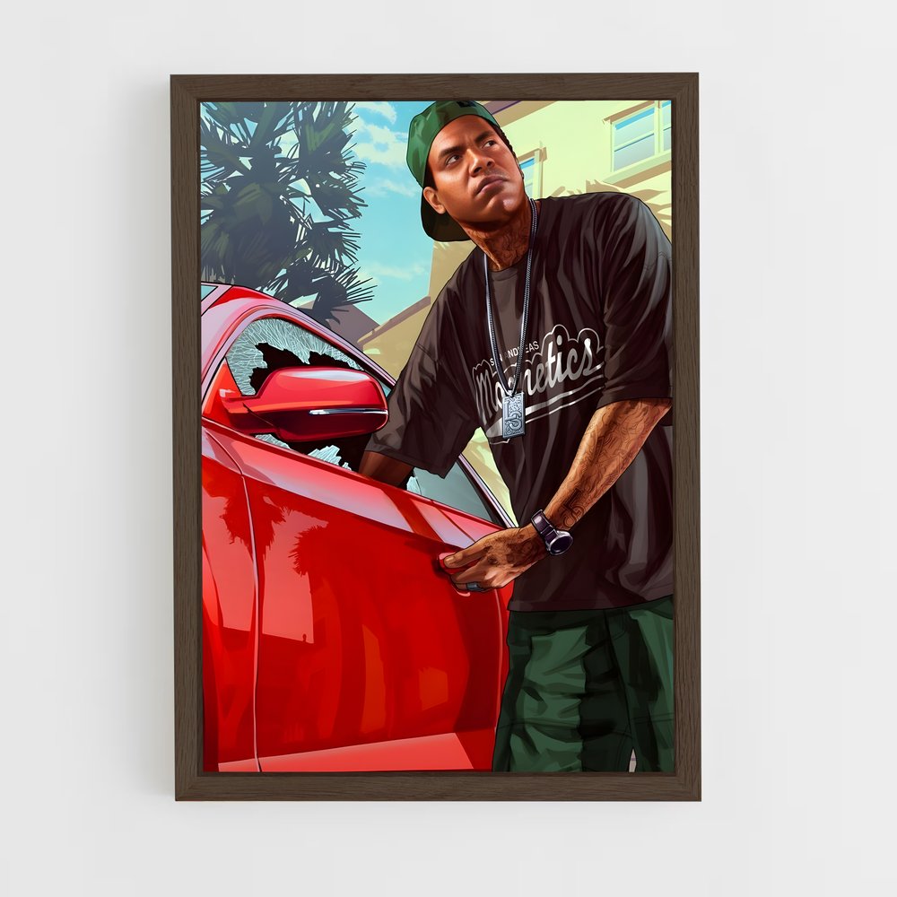 ap-lamar davis-2 cadre Bois foncé
