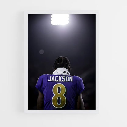 ap-lamar jackson-10 cadre Blanc