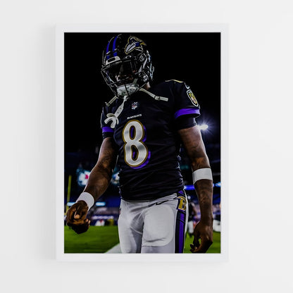 ap-lamar jackson-2 cadre Blanc