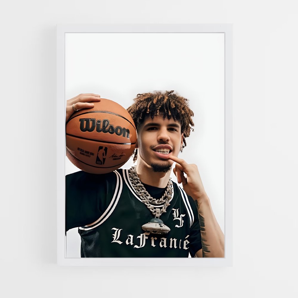 ap-lamelo ball-10 cadre Blanc