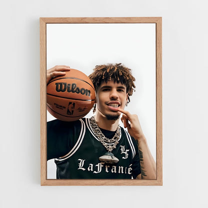 ap-lamelo ball-10 cadre Bois clair