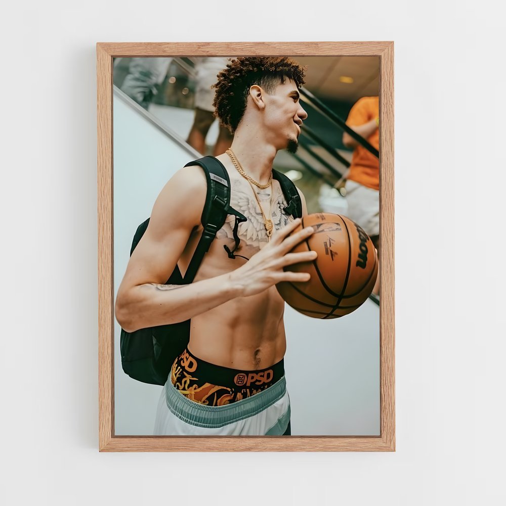 ap-lamelo ball-14 cadre Bois clair