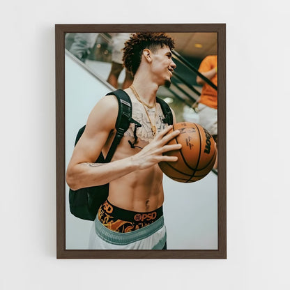 ap-lamelo ball-14 cadre Bois foncé