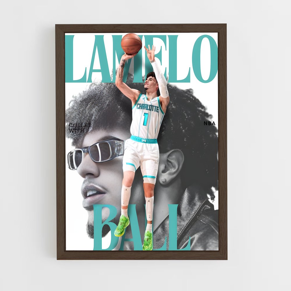 ap-lamelo ball-2 cadre Bois foncé