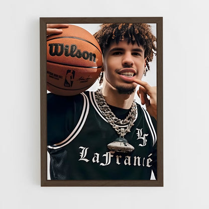 ap-lamelo ball-6 cadre Bois foncé
